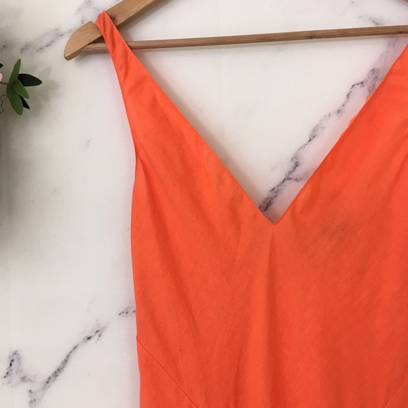 🔥SOLD🔥Ralph Lauren Purple Label Linen Midi Dress - Picture 4 of 8